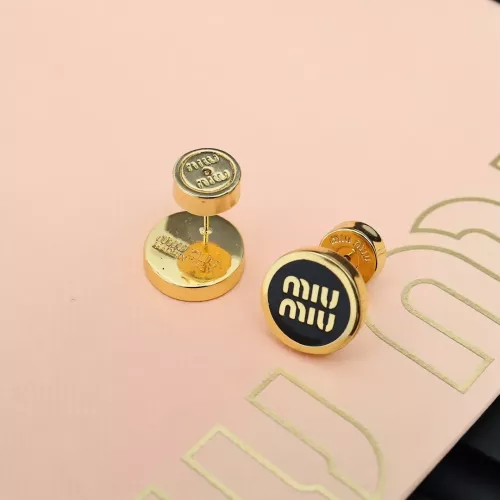 Replica MIU MIU Earrings For Women #1350884 $27.00 USD for Wholesale
