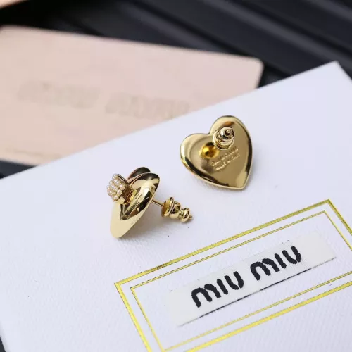 Replica MIU MIU Earrings For Women #1350889 $25.00 USD for Wholesale