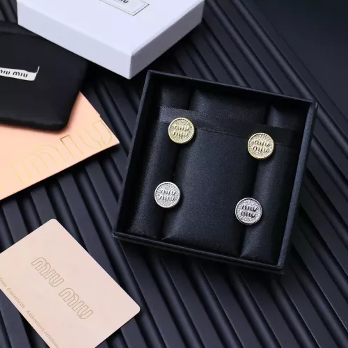 Replica MIU MIU Earrings For Women #1350893 $27.00 USD for Wholesale