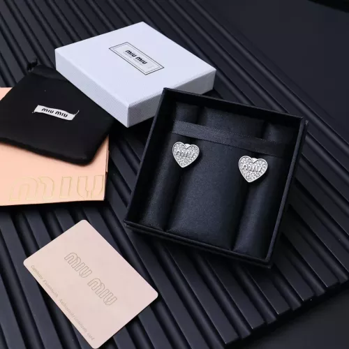Replica MIU MIU Earrings For Women #1350896 $27.00 USD for Wholesale