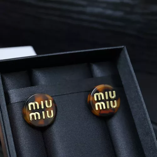 Replica MIU MIU Earrings For Women #1350899 $29.00 USD for Wholesale