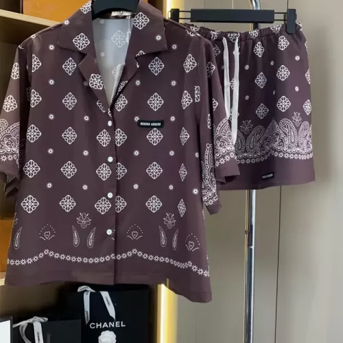 Replica MIU MIU Tracksuits Short Sleeved For Women #1350971 $80.00 USD for Wholesale