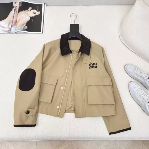 Replica MIU MIU Jackets Long Sleeved For Women #1351021 $96.00 USD for Wholesale