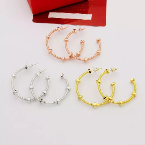 Replica Cartier Earrings For Women #1351031 $27.00 USD for Wholesale