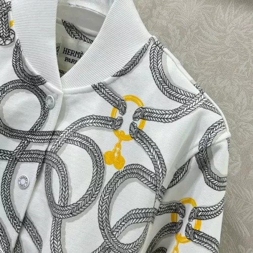 Replica Hermes Jackets Long Sleeved For Women #1351032 $135.00 USD for Wholesale