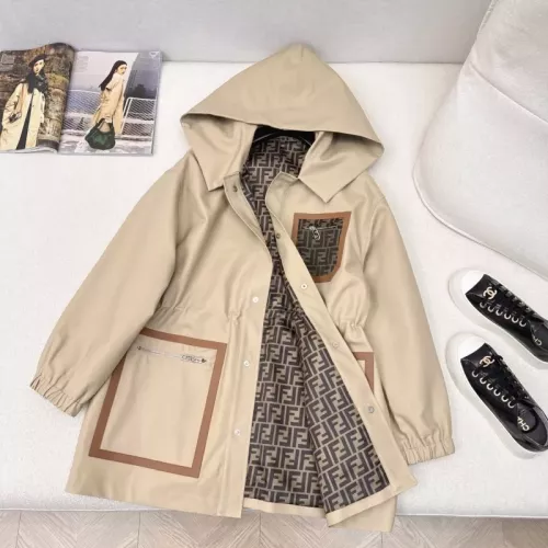Replica Fendi Coat Long Sleeved For Women #1351034 $108.00 USD for Wholesale