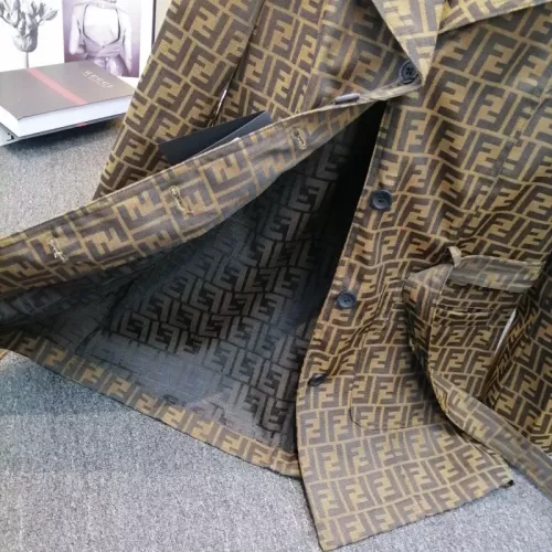 Replica Fendi Coat Long Sleeved For Women #1351036 $105.00 USD for Wholesale