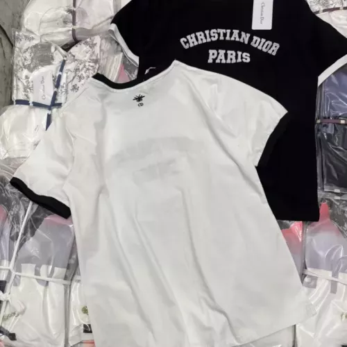 Replica Christian Dior T-Shirts Short Sleeved For Women #1351045 $48.00 USD for Wholesale