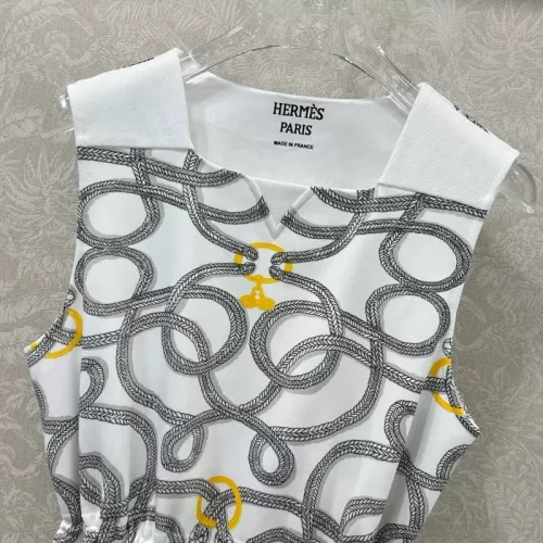 Replica Hermes Dresses Sleeveless For Women #1351074 $122.00 USD for Wholesale