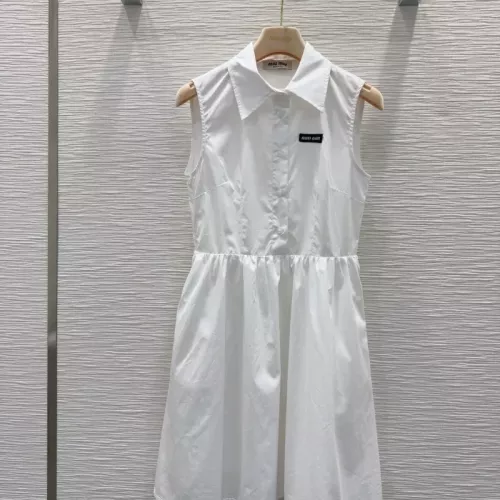Cheap MIU MIU Dresses Sleeveless For Women #1351078, $$72.00 USD On MIU MIU Dresses