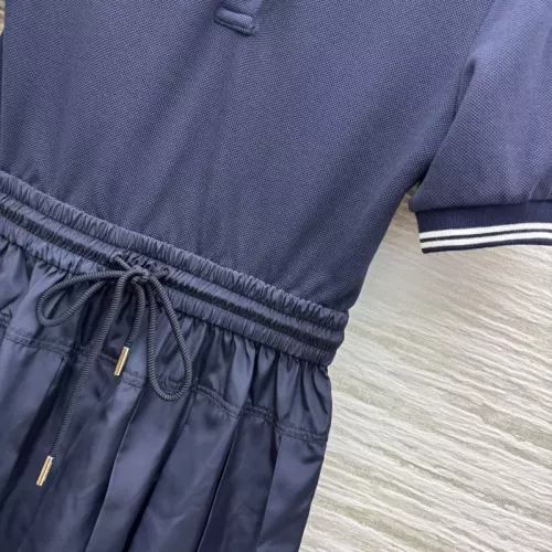 Replica Moncler Dresses Short Sleeved For Women #1351080 $72.00 USD for Wholesale