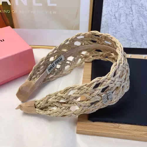 Replica MIU MIU Headband For Women #1351083 $25.00 USD for Wholesale