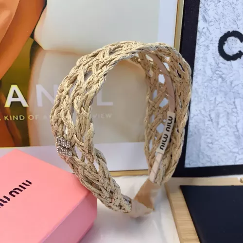 Replica MIU MIU Headband For Women #1351083 $25.00 USD for Wholesale