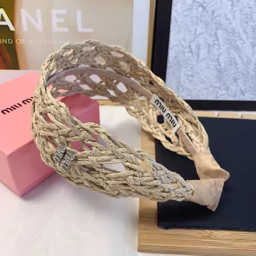 Replica MIU MIU Headband For Women #1351083 $25.00 USD for Wholesale