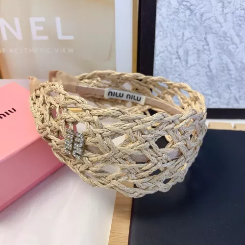 Replica MIU MIU Headband For Women #1351083 $25.00 USD for Wholesale