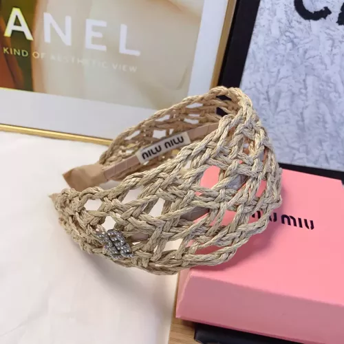 Replica MIU MIU Headband For Women #1351083 $25.00 USD for Wholesale
