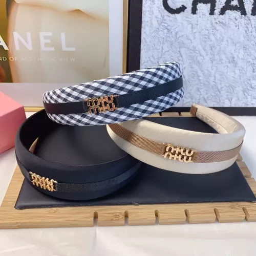 Replica MIU MIU Headband For Women #1351086 $27.00 USD for Wholesale