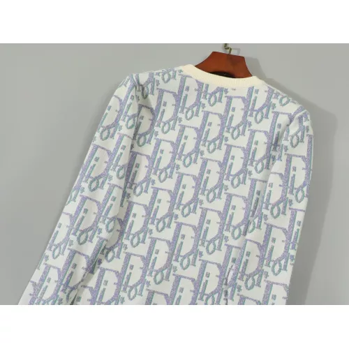 Replica Christian Dior Sweaters Long Sleeved For Men #1351090 $42.00 USD for Wholesale