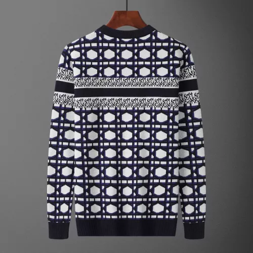 Replica Christian Dior Sweaters Long Sleeved For Men #1351091 $42.00 USD for Wholesale