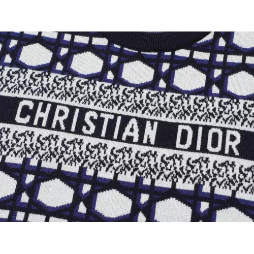 Replica Christian Dior Sweaters Long Sleeved For Men #1351091 $42.00 USD for Wholesale