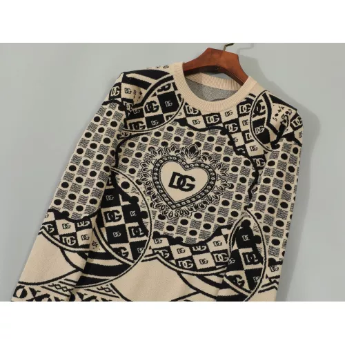 Replica Dolce & Gabbana D&G Sweaters Long Sleeved For Men #1351100 $42.00 USD for Wholesale