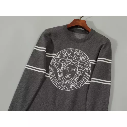 Replica Versace Sweaters Long Sleeved For Men #1351128 $42.00 USD for Wholesale
