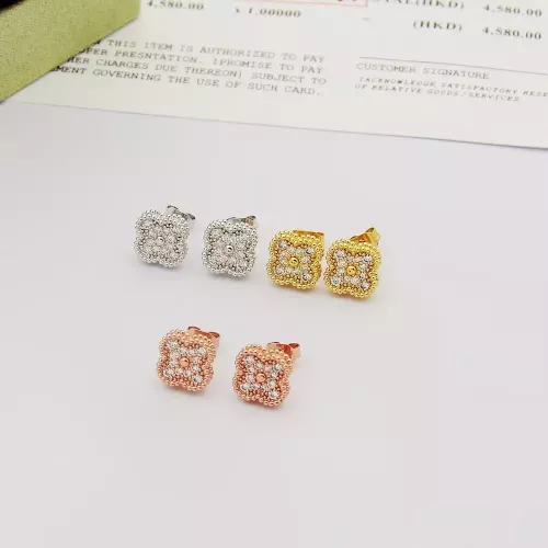 Replica Van Cleef & Arpels Earrings For Women #1351207 $25.00 USD for Wholesale
