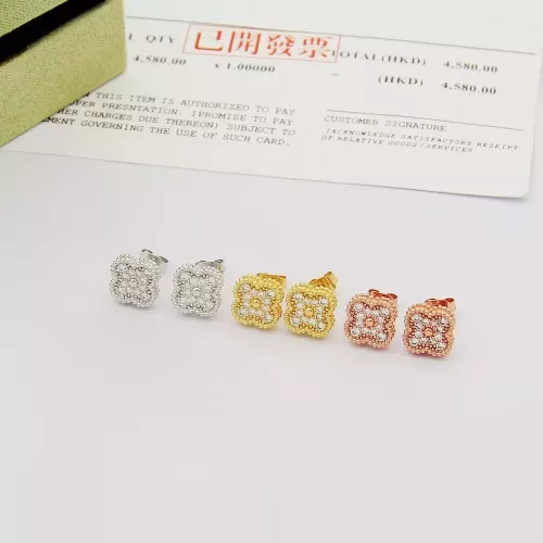 Replica Van Cleef & Arpels Earrings For Women #1351208 $25.00 USD for Wholesale