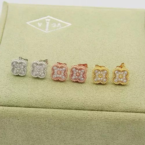 Replica Van Cleef & Arpels Earrings For Women #1351208 $25.00 USD for Wholesale
