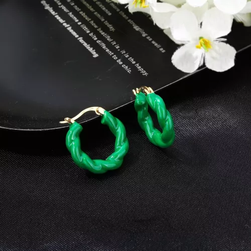 Replica Bottega Veneta Earrings For Women #1351218 $27.00 USD for Wholesale