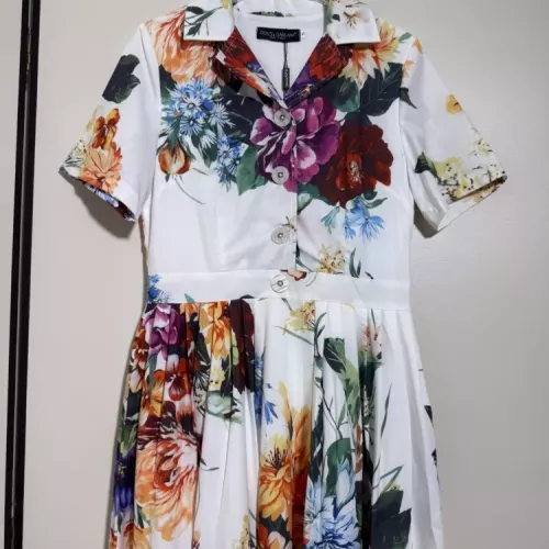 Replica Dolce & Gabbana Dresses Short Sleeved For Women #1351227 $112.00 USD for Wholesale
