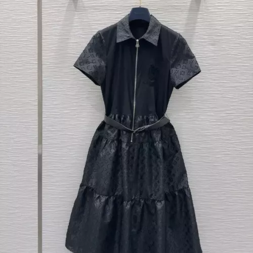 Cheap Louis Vuitton LV Dresses Short Sleeved For Women #1351231, $$85.00 USD On Louis Vuitton LV Dresses