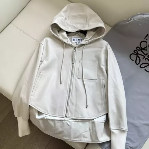 Replica LOEWE Jackets Long Sleeved For Women #1351244 $102.00 USD for Wholesale