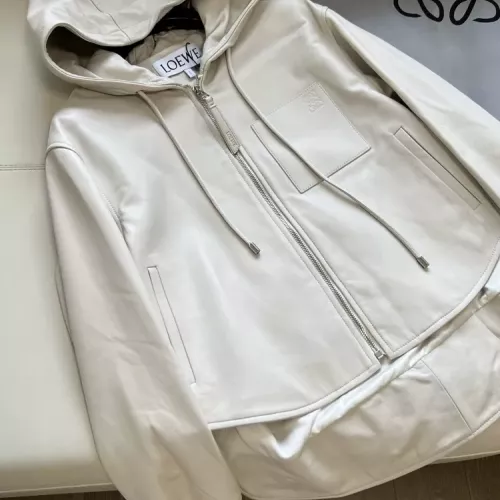 Replica LOEWE Jackets Long Sleeved For Women #1351244 $102.00 USD for Wholesale