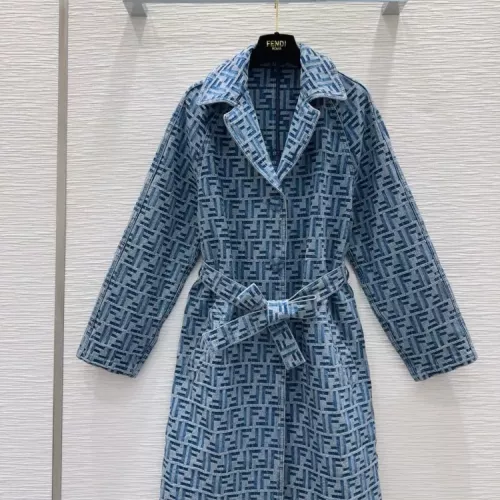 Cheap Fendi Coat Long Sleeved For Women #1351269, $$100.00 USD On Fendi Coat