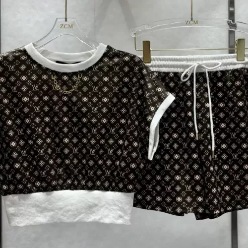 Cheap Louis Vuitton LV Tracksuits Short Sleeved For Women #1351273, $$80.00 USD On Louis Vuitton LV Tracksuits