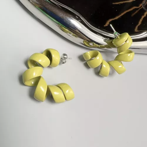 Replica Bottega Veneta Earrings For Women #1351365 $32.00 USD for Wholesale