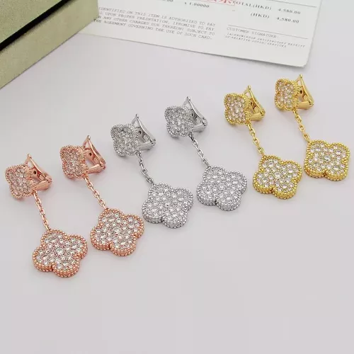 Replica Van Cleef & Arpels Earrings For Women #1351370 $34.00 USD for Wholesale
