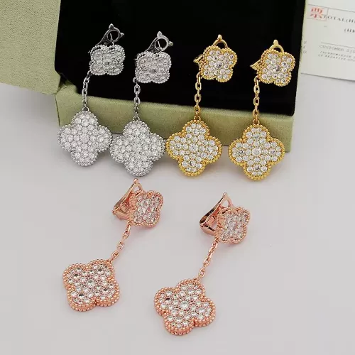Replica Van Cleef & Arpels Earrings For Women #1351371 $34.00 USD for Wholesale