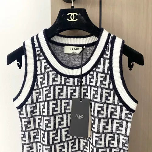 Replica Fendi Sweaters Sleeveless For Women #1351394 $96.00 USD for Wholesale