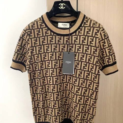 Cheap Fendi Sweaters Short Sleeved For Women #1351396, $$98.00 USD On Fendi Sweaters