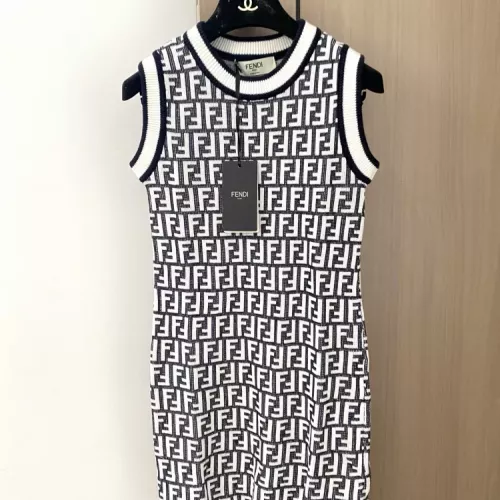 Cheap Fendi Dresses Sleeveless For Women #1351419, $$98.00 USD On Fendi Dresses
