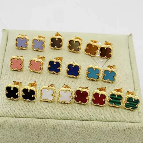 Replica Van Cleef & Arpels Earrings For Women #1351512 $25.00 USD for Wholesale