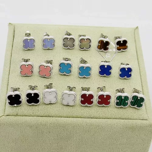 Replica Van Cleef & Arpels Earrings For Women #1351519 $25.00 USD for Wholesale
