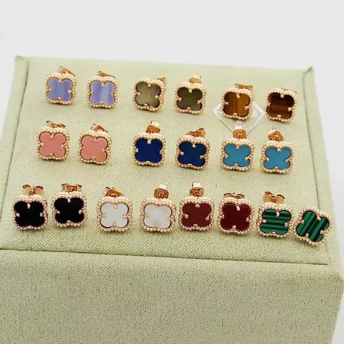 Replica Van Cleef & Arpels Earrings For Women #1351520 $25.00 USD for Wholesale