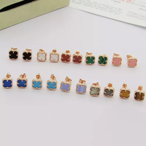 Replica Van Cleef & Arpels Earrings For Women #1351523 $25.00 USD for Wholesale