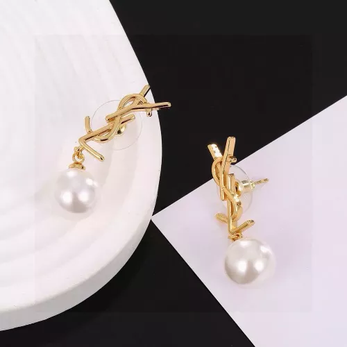 Replica Yves Saint Laurent YSL Earrings For Women #1351538 $25.00 USD for Wholesale
