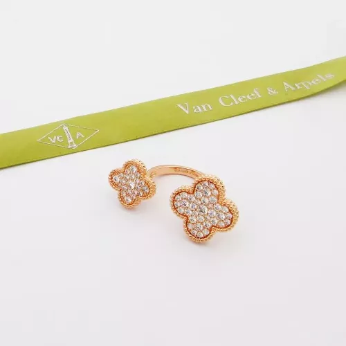 Cheap Van Cleef &amp; Arpels Rings In Rose Gold For Women #1351669, $$27.00 USD On Van Cleef &amp; Arpels Rings