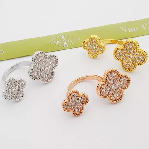 Replica Van Cleef & Arpels Rings In Rose Gold For Women #1351669 $27.00 USD for Wholesale