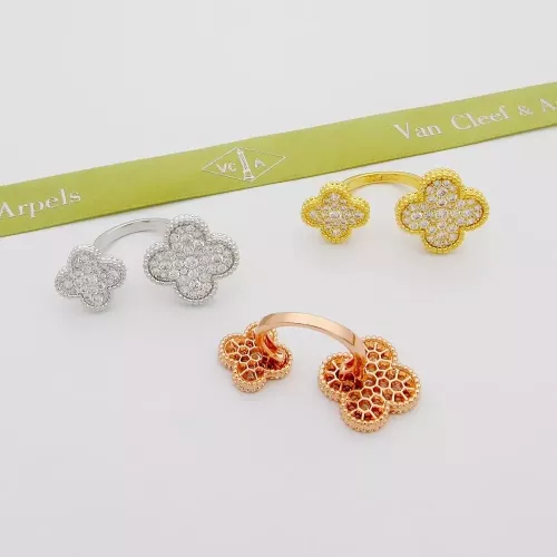 Replica Van Cleef & Arpels Rings In Rose Gold For Women #1351669 $27.00 USD for Wholesale
